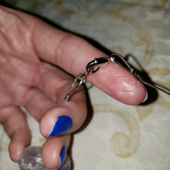 Handmade Pink and Purple Raw Quartz Necklace! - Picture 4 of 7